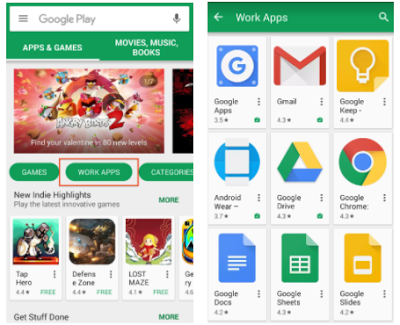 Google Play for Work on Legacy Devices